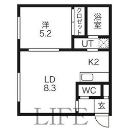 グランディールの物件間取画像